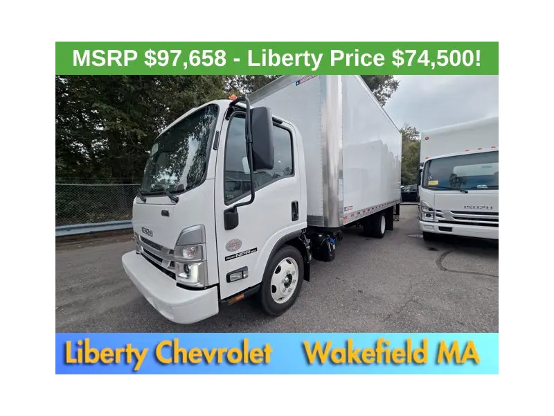 2024 Isuzu NPR XD Diesel w/ 18ft Morgan Dry Freight Body