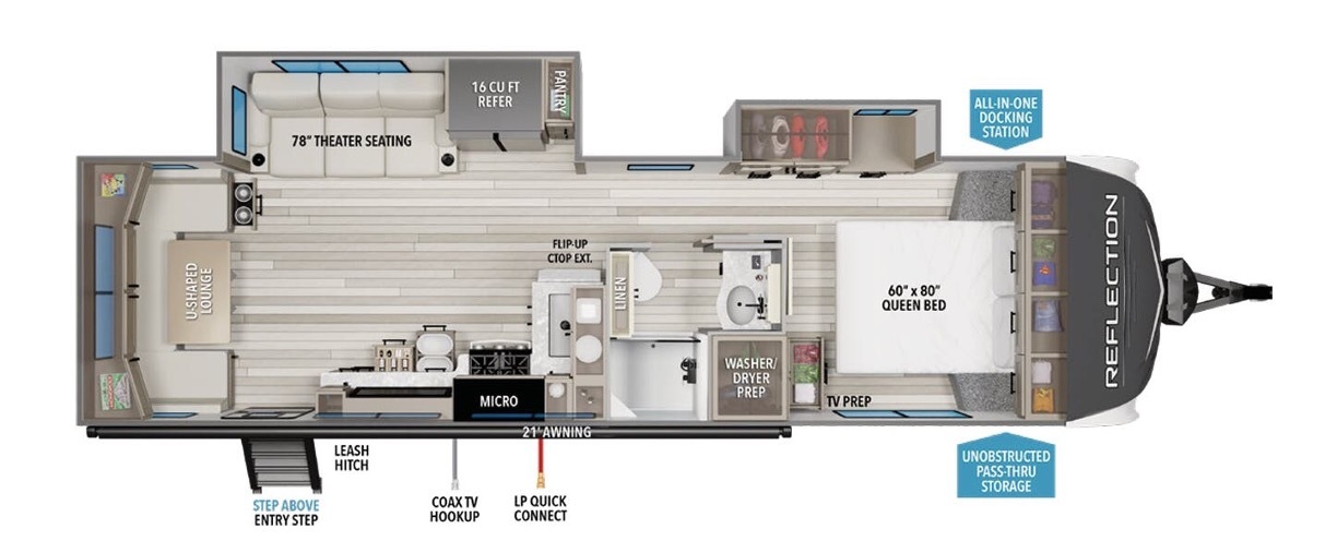 2024 Grand Design REFLECTION 296RDTS RV