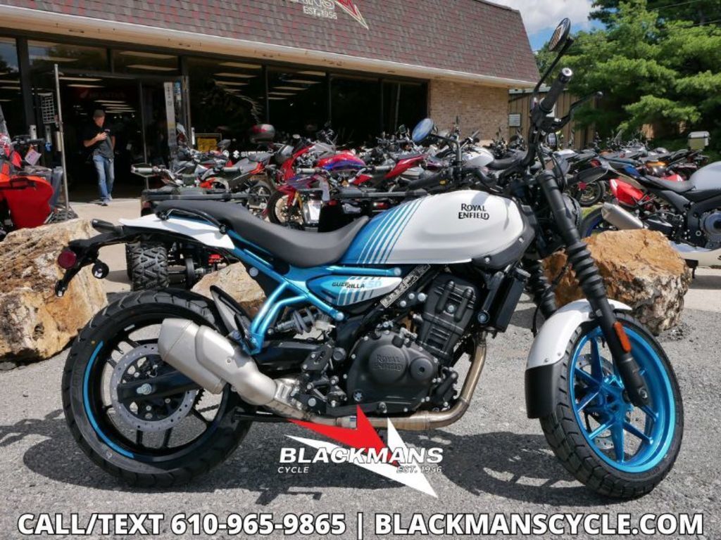 2026 Royal Enfield Guerrilla 450 Brava Blue 450 in Emmaus, PA
