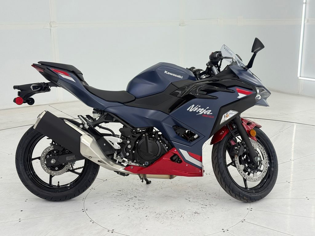 2026 Kawasaki Ninja 500 ABS Metallic Matte Twilight Blue ABS in Las Vegas, NV
