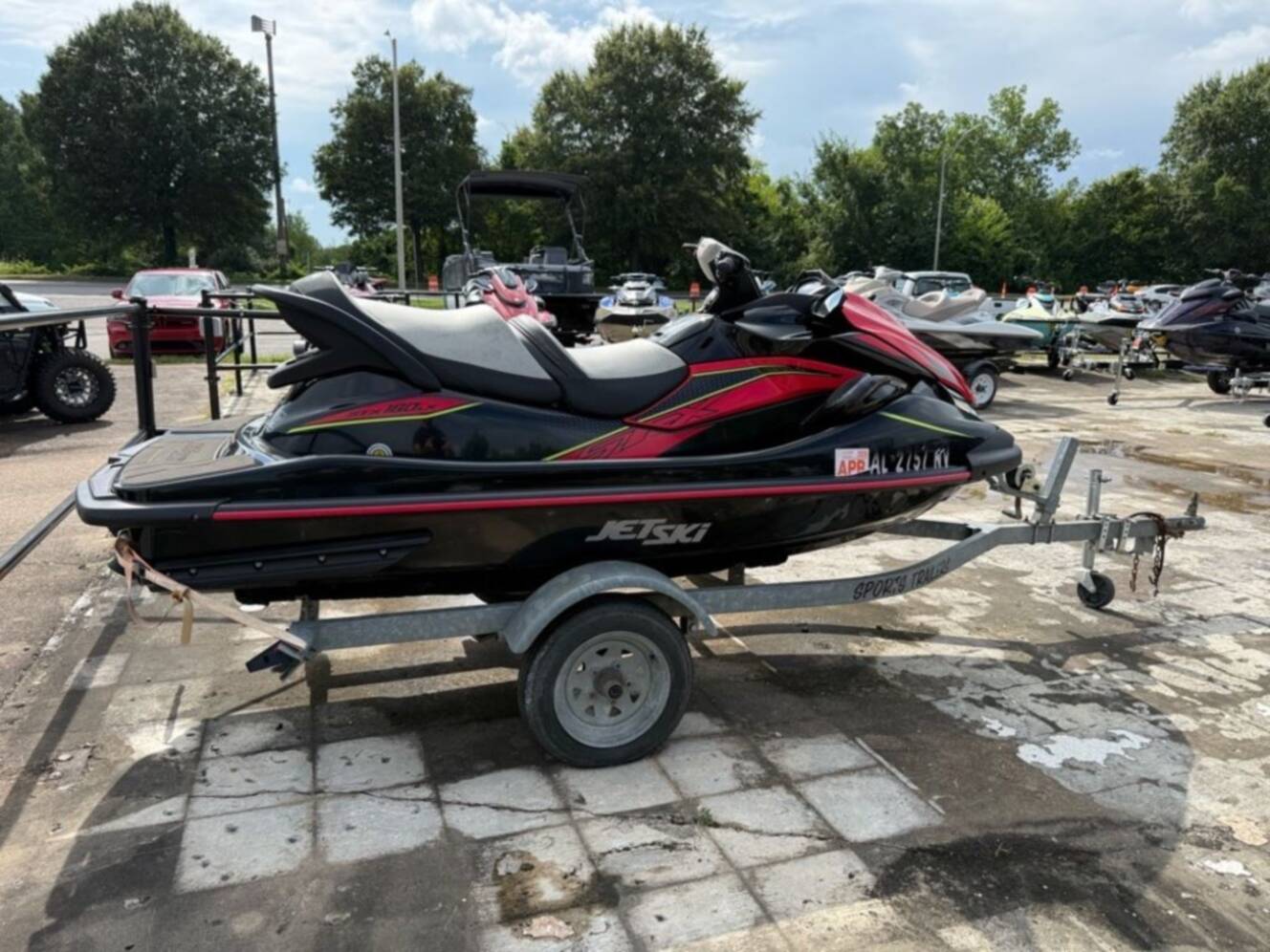 A photo of this 2024 Kawasaki STX® 160LX