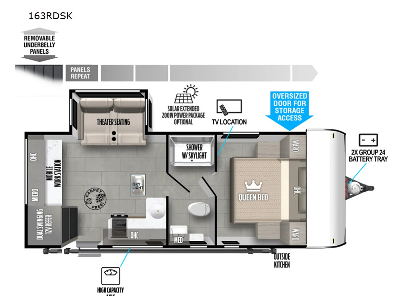 2024 Forest River Rv Wildwood FSX 163RDSK in peru IN