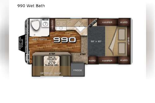 2023 Northwood Arctic Fox Camper 990 Wet Bath in portland OR