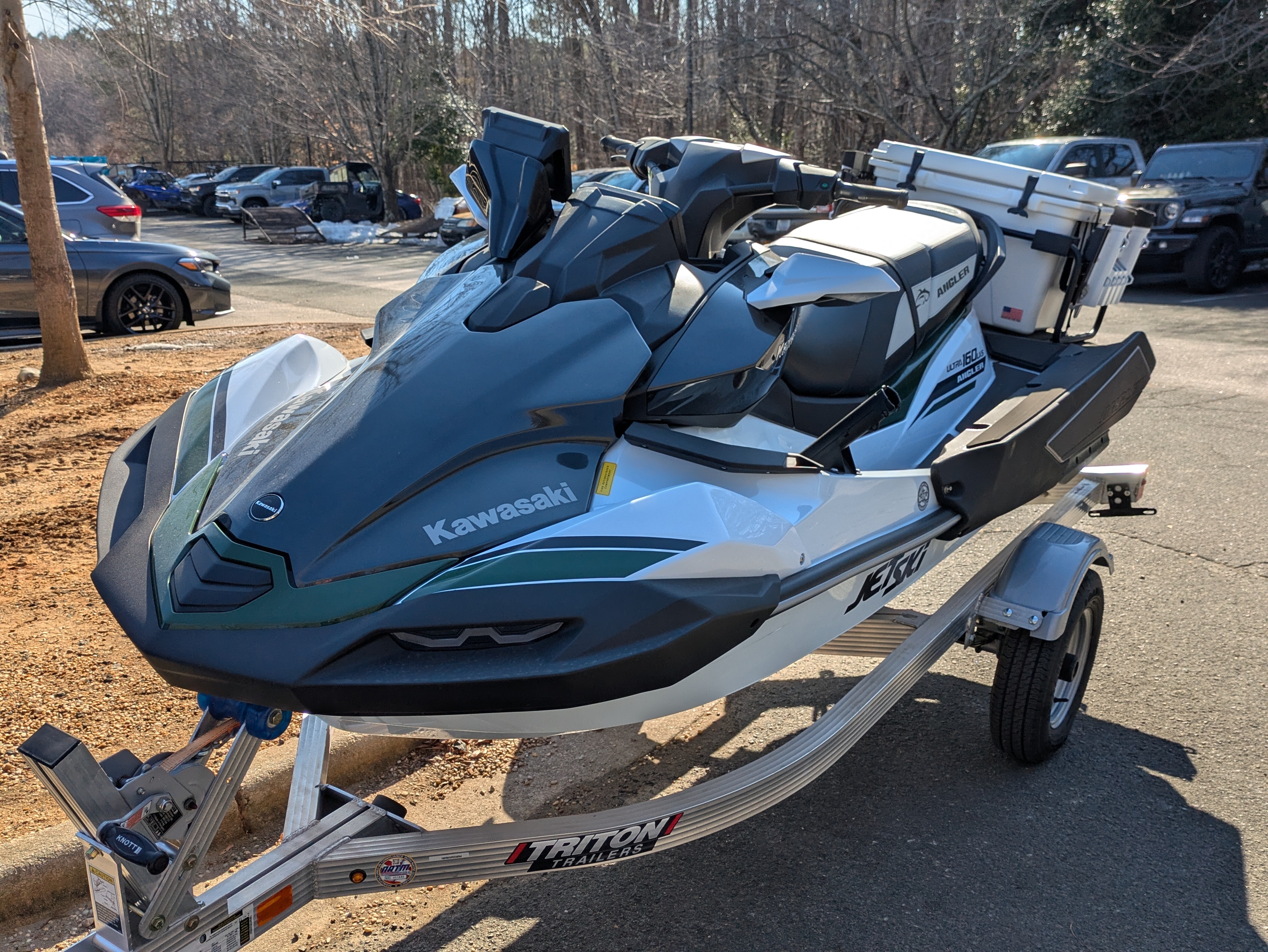 2025 Kawasaki Jet Ski® Ultra® 160LX-S Angler in wake forest NC