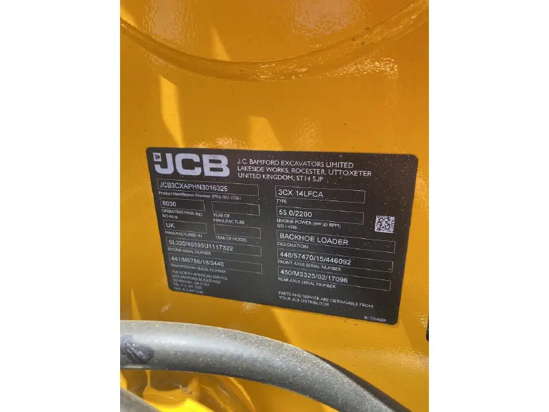 2022 JCB 3CX-14
