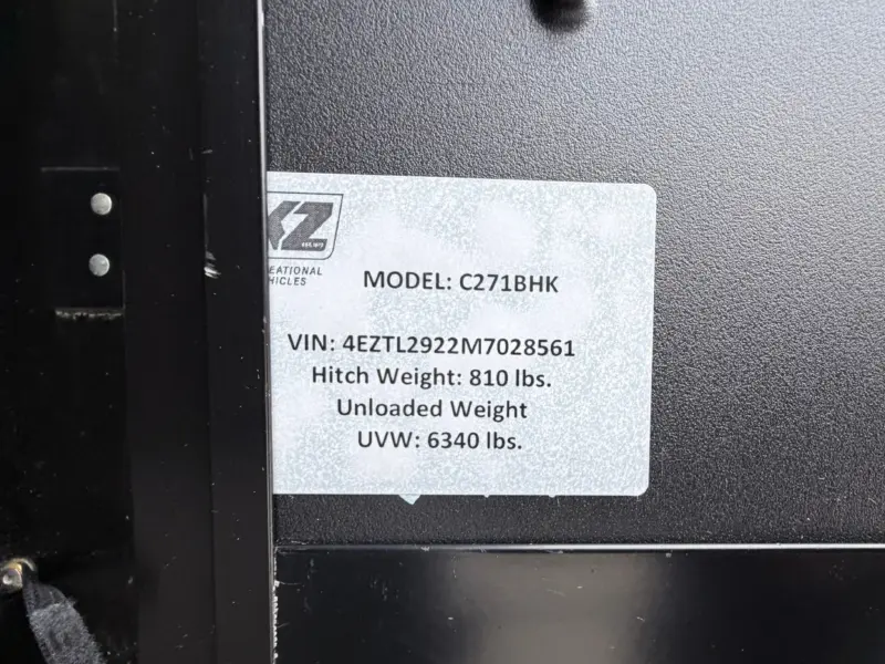 2021 KZ RV Connect C271BHK