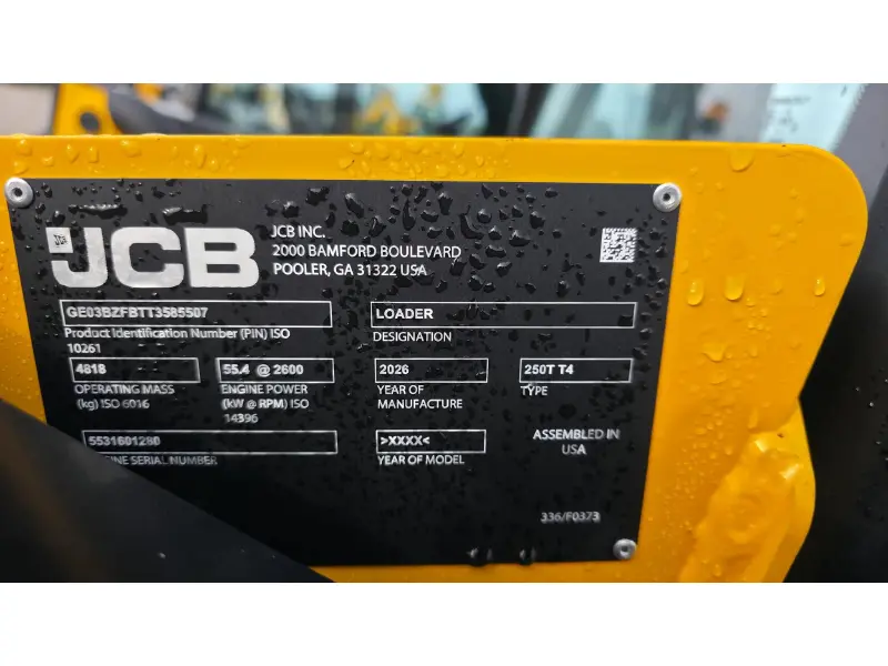 2026 JCB 250T