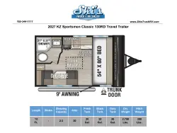 2027 KZ RV Sportsmen Classic 130RD