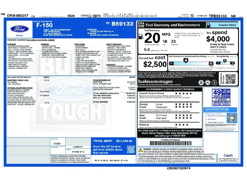 2026 FORD F150