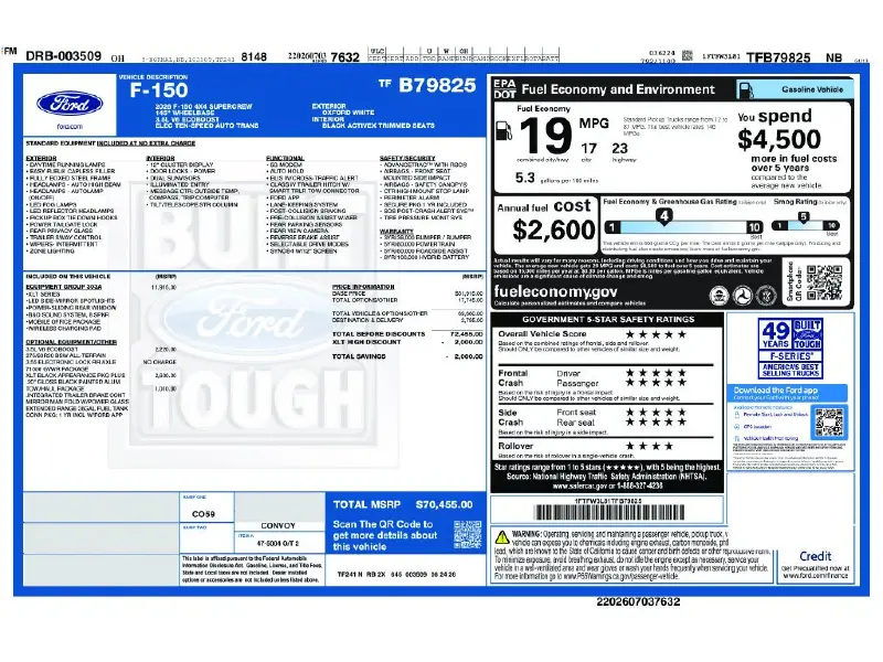 2026 FORD F150