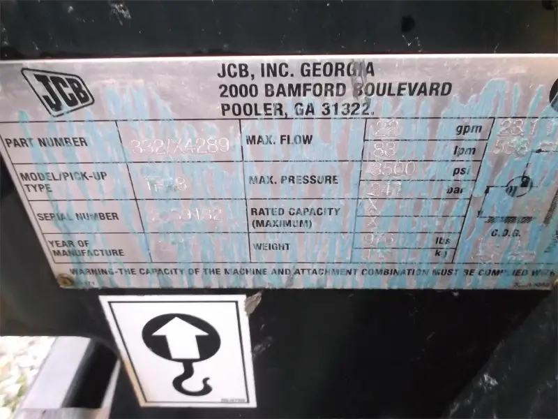 2017 JCB Attachment