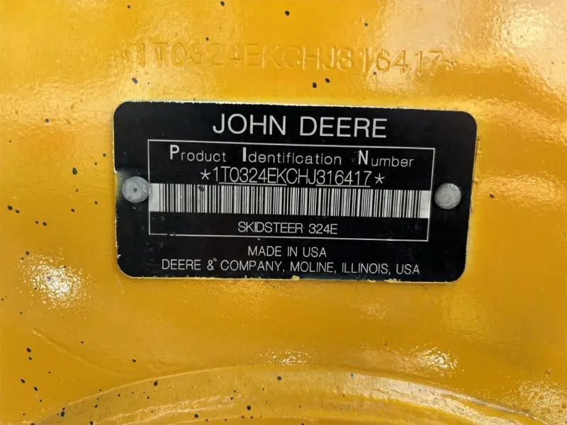 2018 DEERE 324E