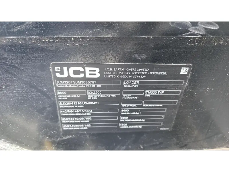 2022 JCB TM320