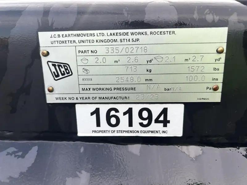 2023 JCB Attachment