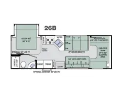 2017 THOR MOTOR COACH FOURWINDS 26B