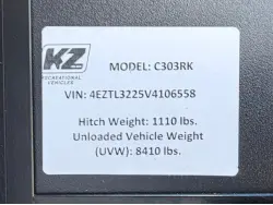 2027 KZ RV Connect C303Rk