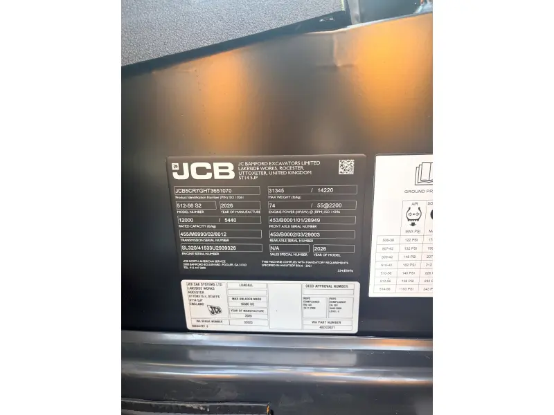 2026 JCB 512-56