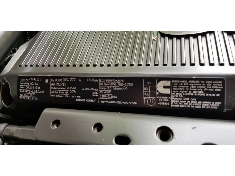 CUMMINS QSX 15
