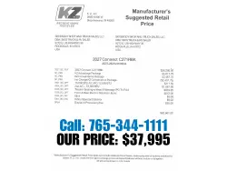 2027 KZ RV Connect C271RBK