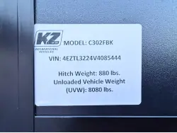2027 KZ RV Connect C302FBK