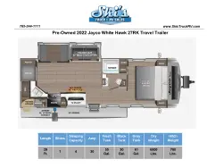 2022 Jayco White Hawk 27RK