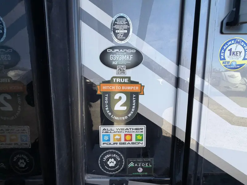 2027 KZ RV Durango Gold G393MKF