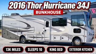 2016 THOR MOTOR COACH HURRICANE 34J